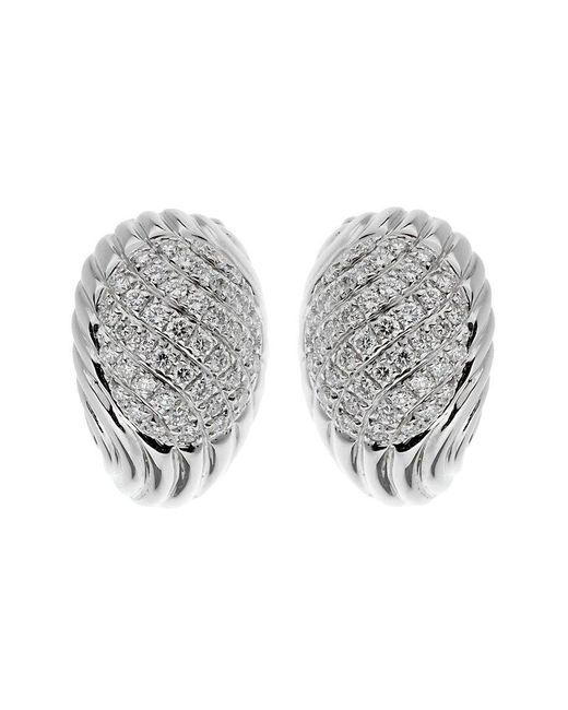 Boucheron Gray 18K Diamond Earrings (Authentic Pre-Owned)
