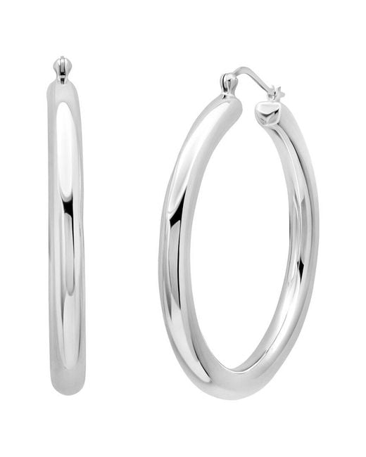 MaxColor White Dangle Earrings