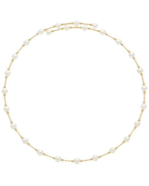 Maitre De Diamant Natural 18K 4.5-5Mm Pearl Necklace