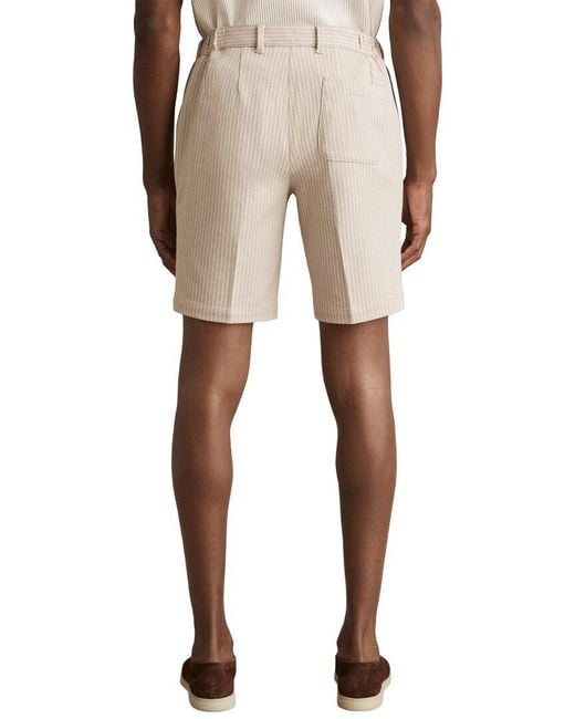 Reiss Natural Jersey Pinstripe Short for men