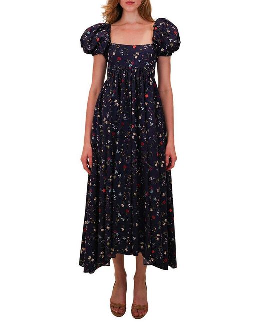 Azeeza Blue Rory Midi Dress