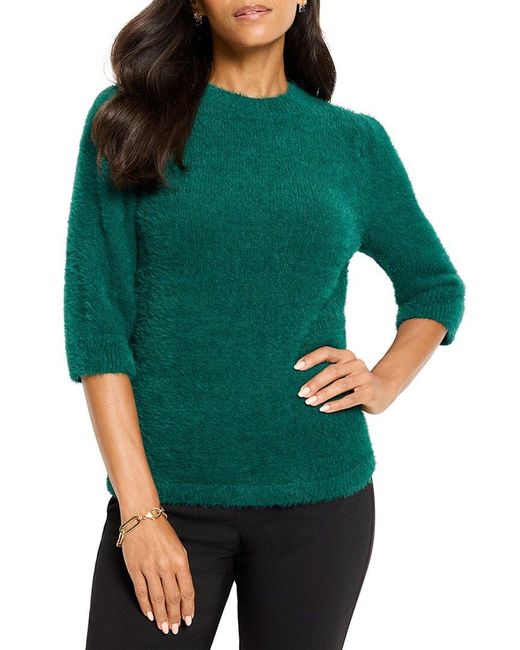 NIC+ZOE Green Cozy Chic Sweater