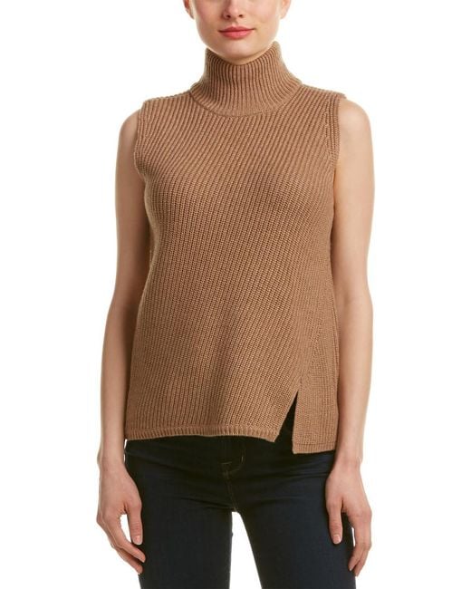 Magaschoni Wool & Cashmere-blend Vest in Brown | Lyst