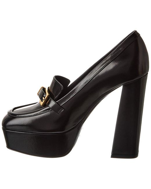 Sergio Rossi Black Nora Leather Pump