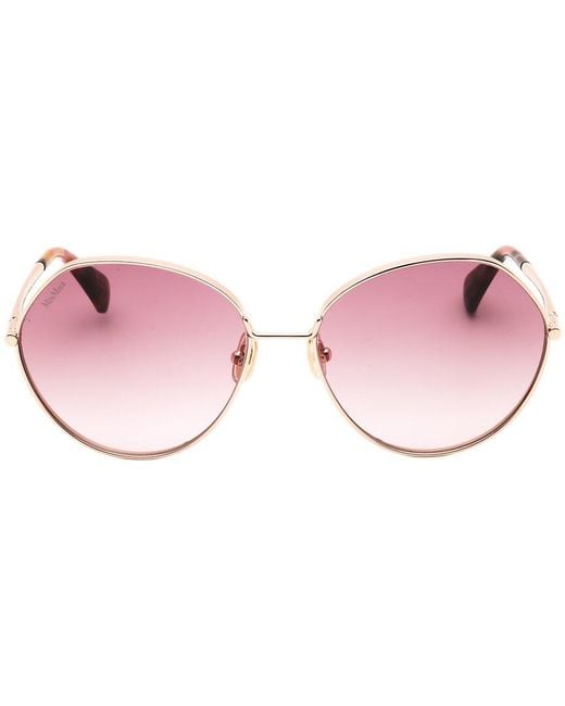 Max Mara Pink Mm0096 57Mm Sunglasses