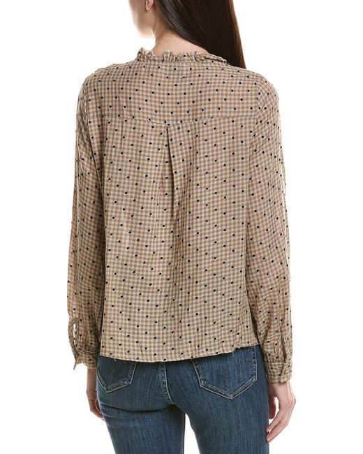 ANNA KAY Brown Komane Blouse