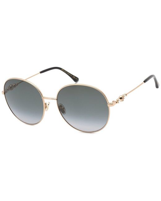 Jimmy Choo Metallic Birdie/s 60mm Sunglasses