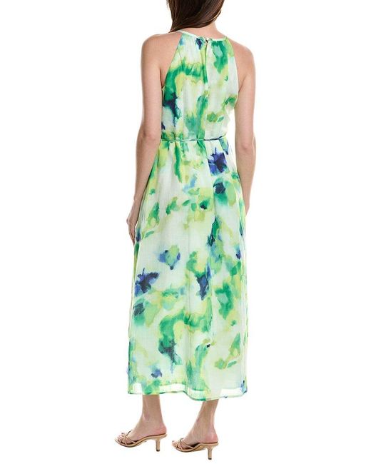 Tommy Bahama Green Voyage Views Halter Maxi Dress