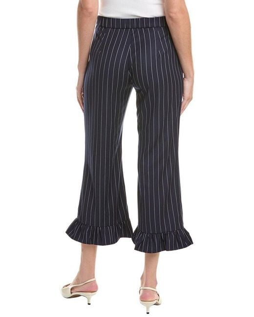 FLORA BEA NYC Blue Ahoy Ruffle Pants
