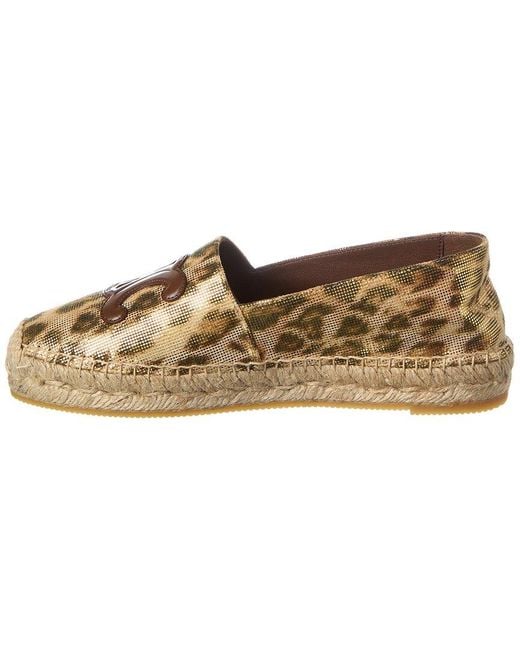Céline Brown Logo Espadrille