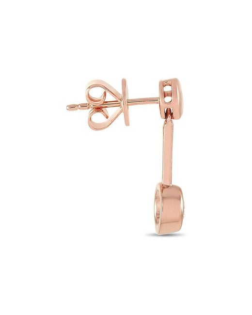 Diamond Select Cuts White 14k Rose Gold 0.58 Ct. Tw. Diamond Earring