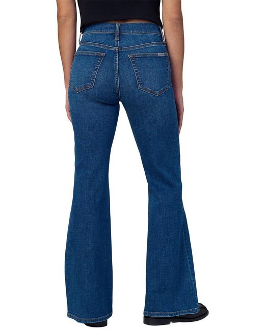 Joe's Jeans Blue High Rise Petite Flare Jean