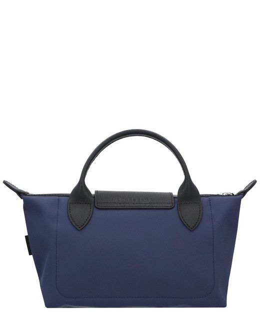Longchamp Blue Le Pliage Energy Xs Canvas & Leather Handbag