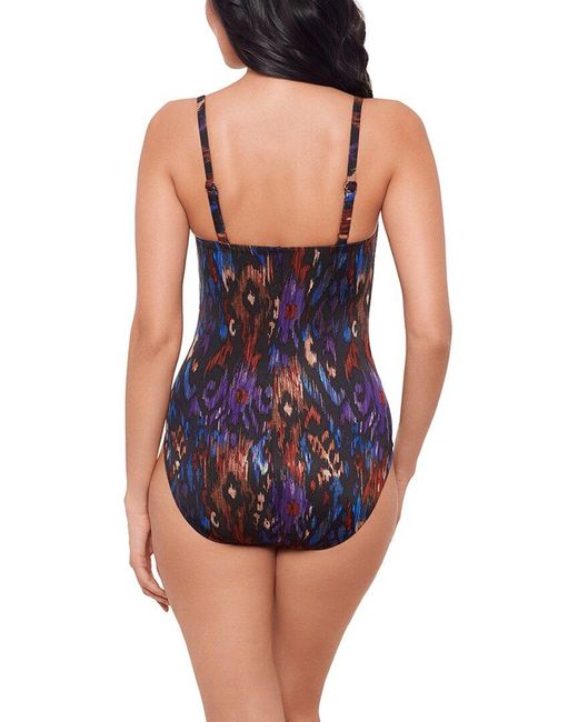 Miraclesuit Blue Tapiz Mariposa One-Piece