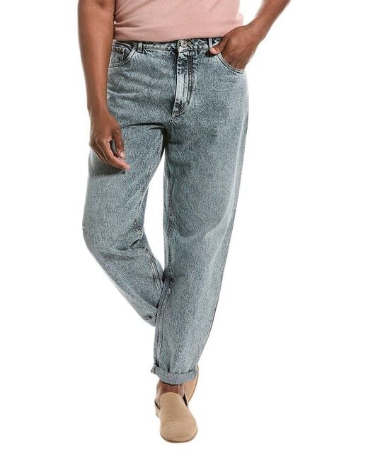 Brunello Cucinelli Blue Relaxed Fit Pant for men