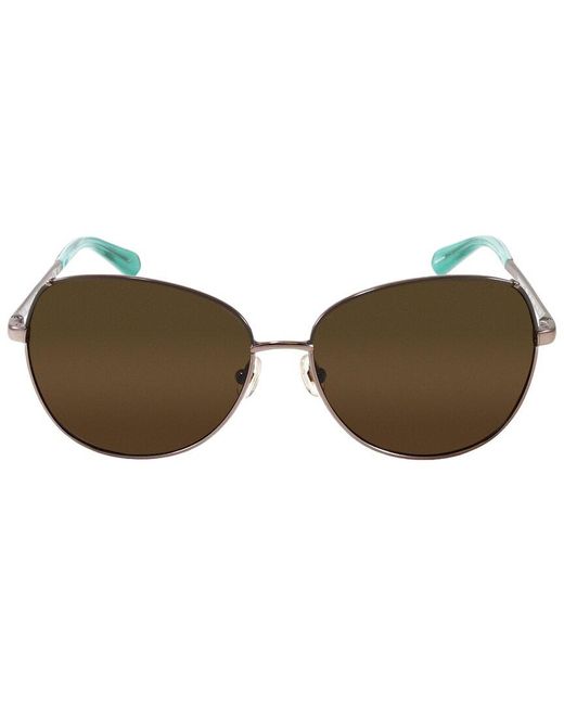 Kate Spade Natural Candida/P/S 58Mm Polarized Sunglasses