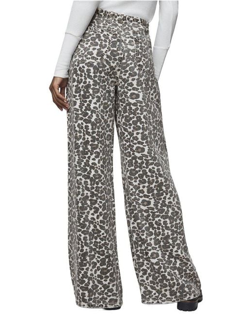 Splendid Gray Lounge Denim Leopard Pant