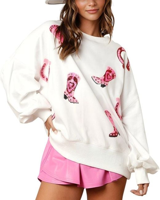 Vincent Pink Sweatshirt