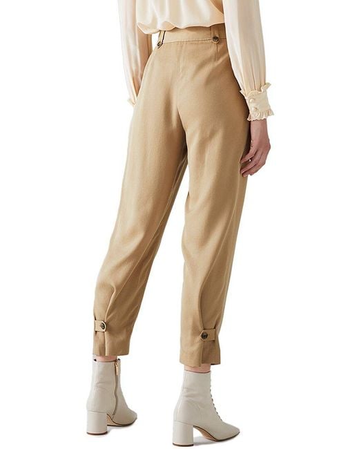 L.K.Bennett Natural Amy Trouser