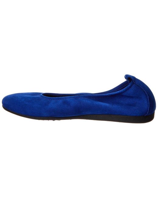 Arche Blue Laius Suede Flat