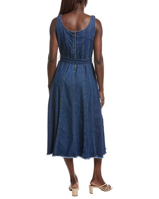 Joseph Ribkoff Blue Midi Dress