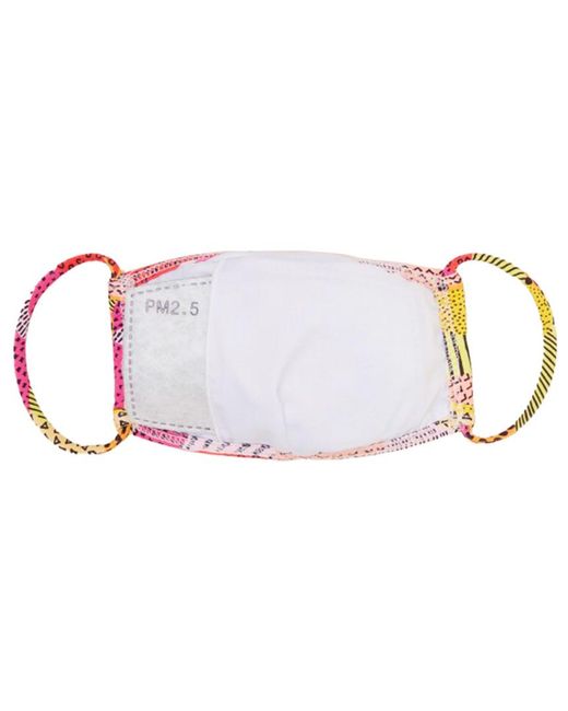 Dippin' Daisy's Multicolor Cloth Face Mask With 12 Filters