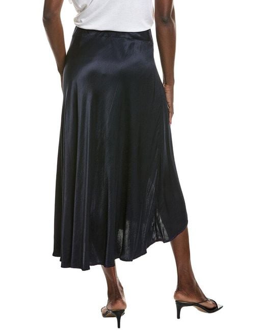 Michael Stars Black Desi Asymmetrical Midi Skirt