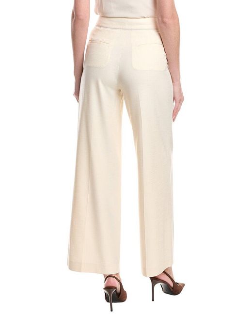 Peserico Natural Pleated Pant