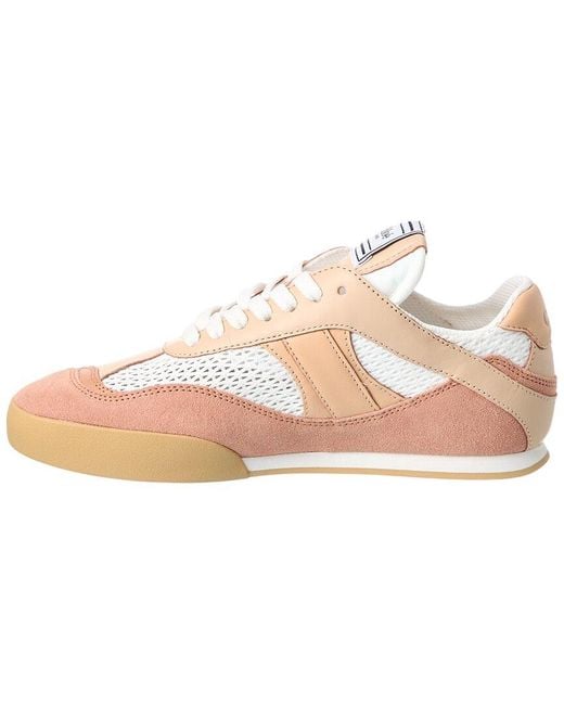 Chloé Pink Chloã Chloã Kick Sneakers