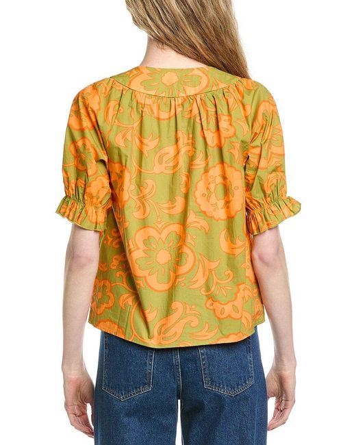 FLORA BEA NYC Yellow Canyon Top