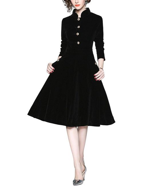 DZA Black Maxi Dress