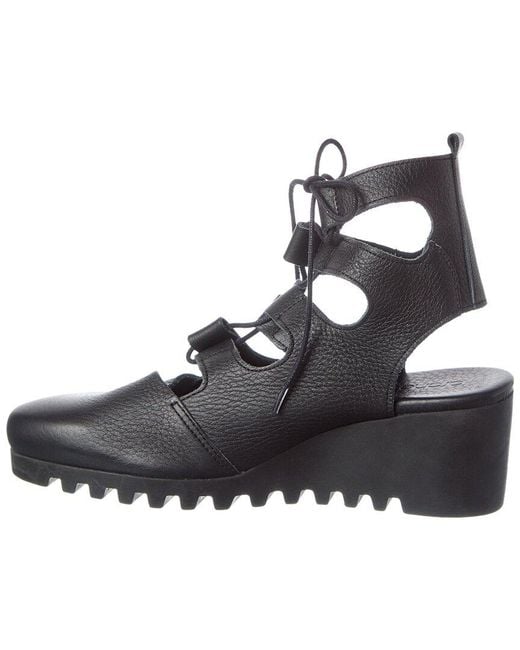 Arche Black Larily Leather Sandal
