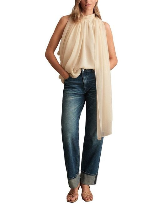 Reiss Blue Fi Top
