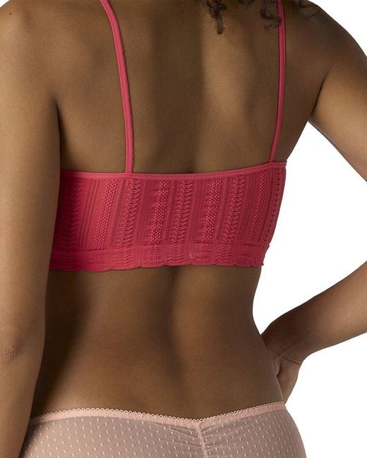 Free People Red Heirloom Bralette