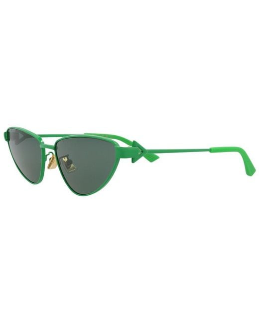 Bottega Veneta Green Bv1186S 59Mm Sunglasses
