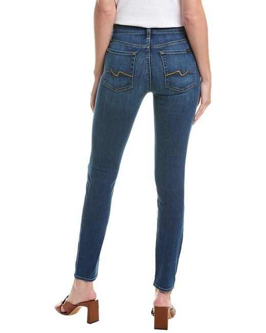 7 For All Mankind Blue Gwenevere Jean