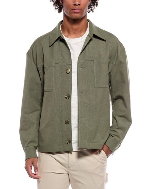 Boss Green Craig Wool-Blend Overshirt for men