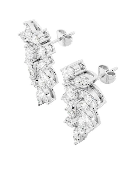 Sabrina Designs Lab Grown Diamonds White 14K 3.08 Ct. Tw. Lab-Grown Diamond Chandelier Earring