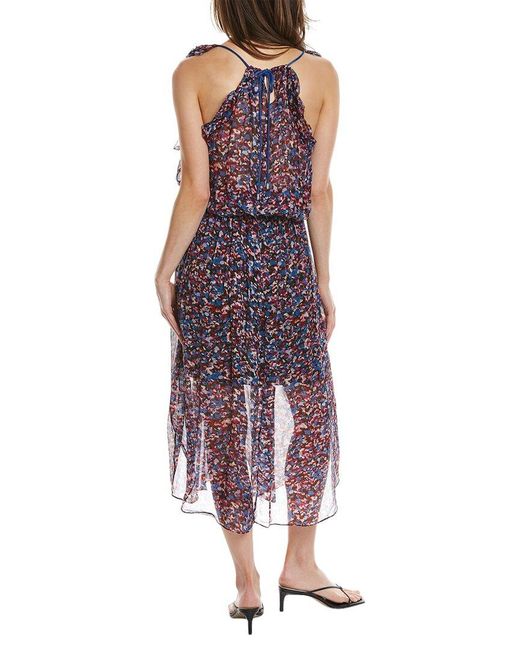 Isabel Marant Purple Étoile Fadelo Maxi Dress