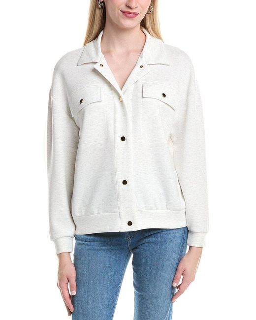 Nanette Lepore White Cargo Jacket