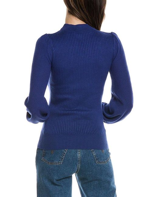 Trina Turk Blue Collins Sweater