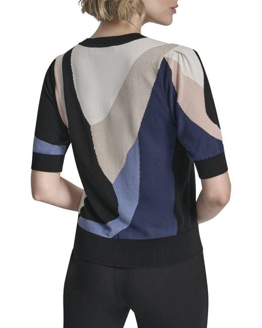 DKNY Blue Sweater Top