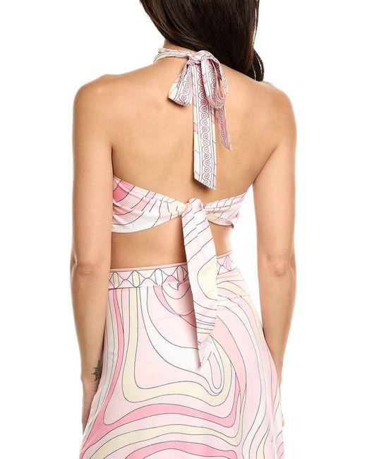 Estellina Pink Printed Top
