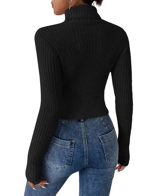 EVIA Black Sweater