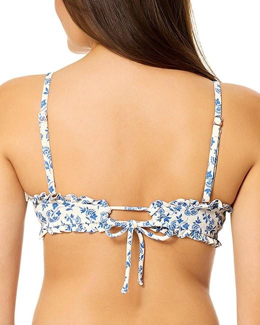 Raisins Blue Bikini Top