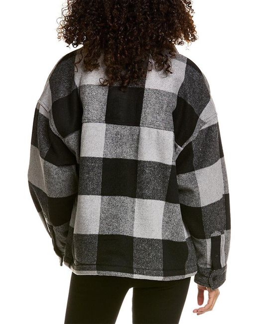 AllSaints Gray Luella Wool-blend Jacket