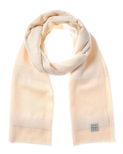 Totême Natural Wool & Alpaca-Blend Scarf