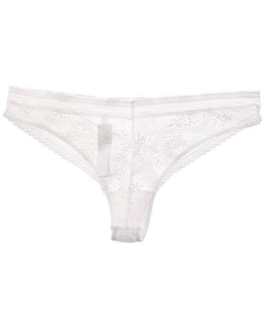 Passionata White Maddie Lace Tanga