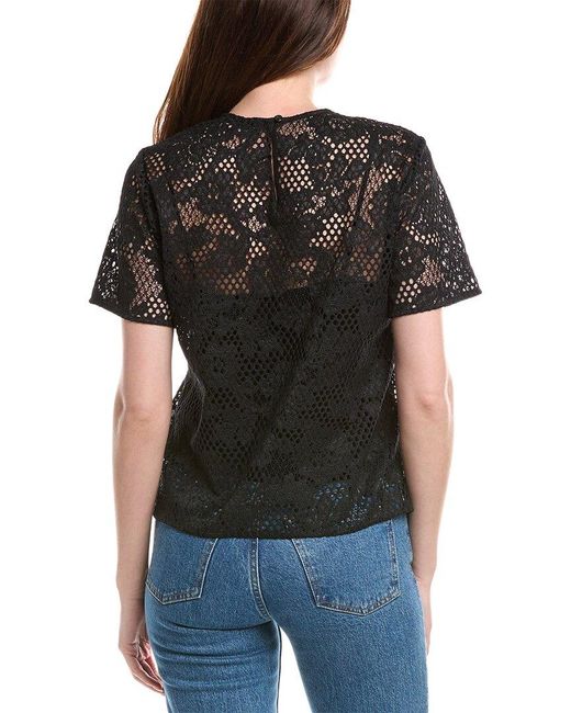 Rag & Bone White Sammie Lace Top