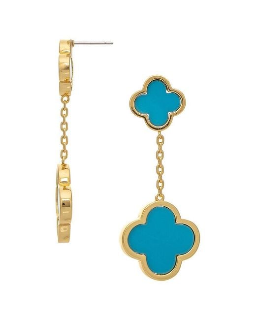 Rivka Friedman Blue 18K Drop Earrings